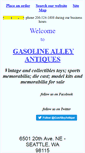 Mobile Screenshot of gasolinealleyantiques.com